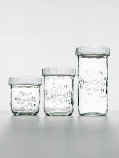 Signature Glass Jars | Slow Yourself Down