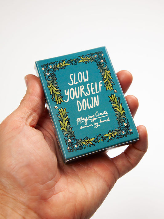 Slow Yourself Down Playing Cards | Slow Yourself Down - Game