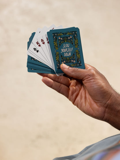 Slow Yourself Down Playing Cards | Slow Yourself Down - Game