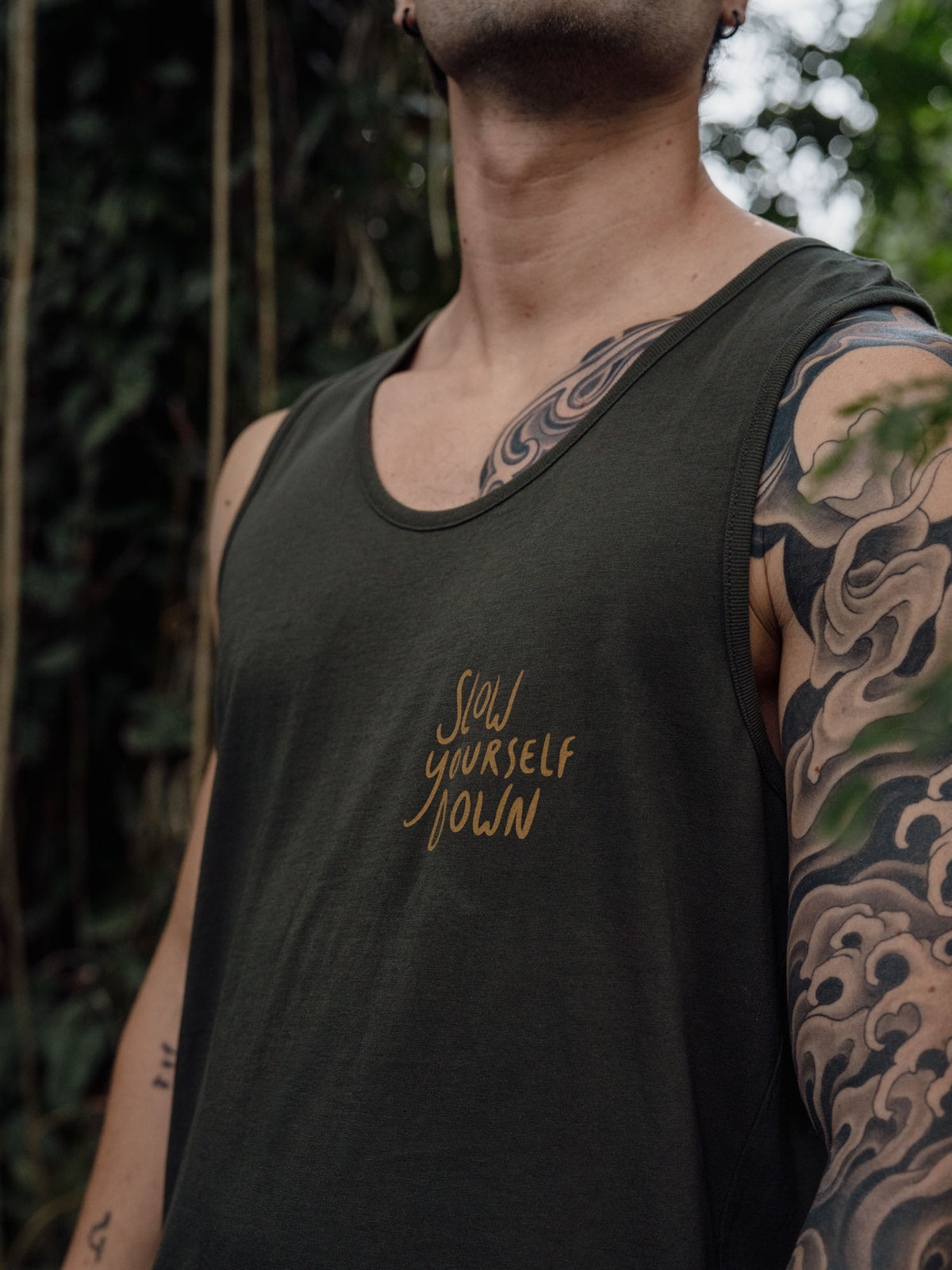 Slow Yourself Down Tank | Organic Cotton | Slow Yourself Down - Mens Shirts