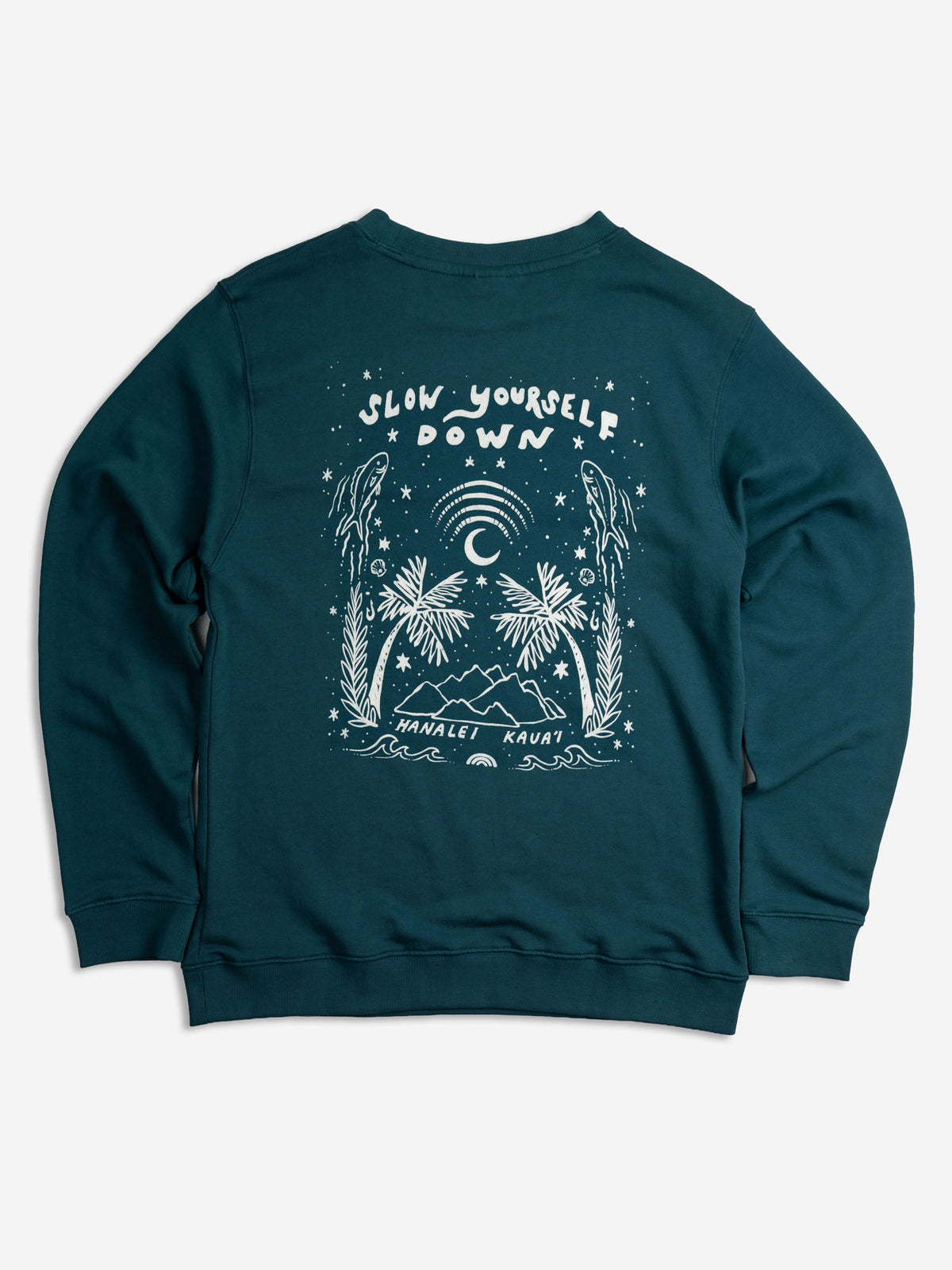 Starry Night Crewneck - Slow Yourself Down