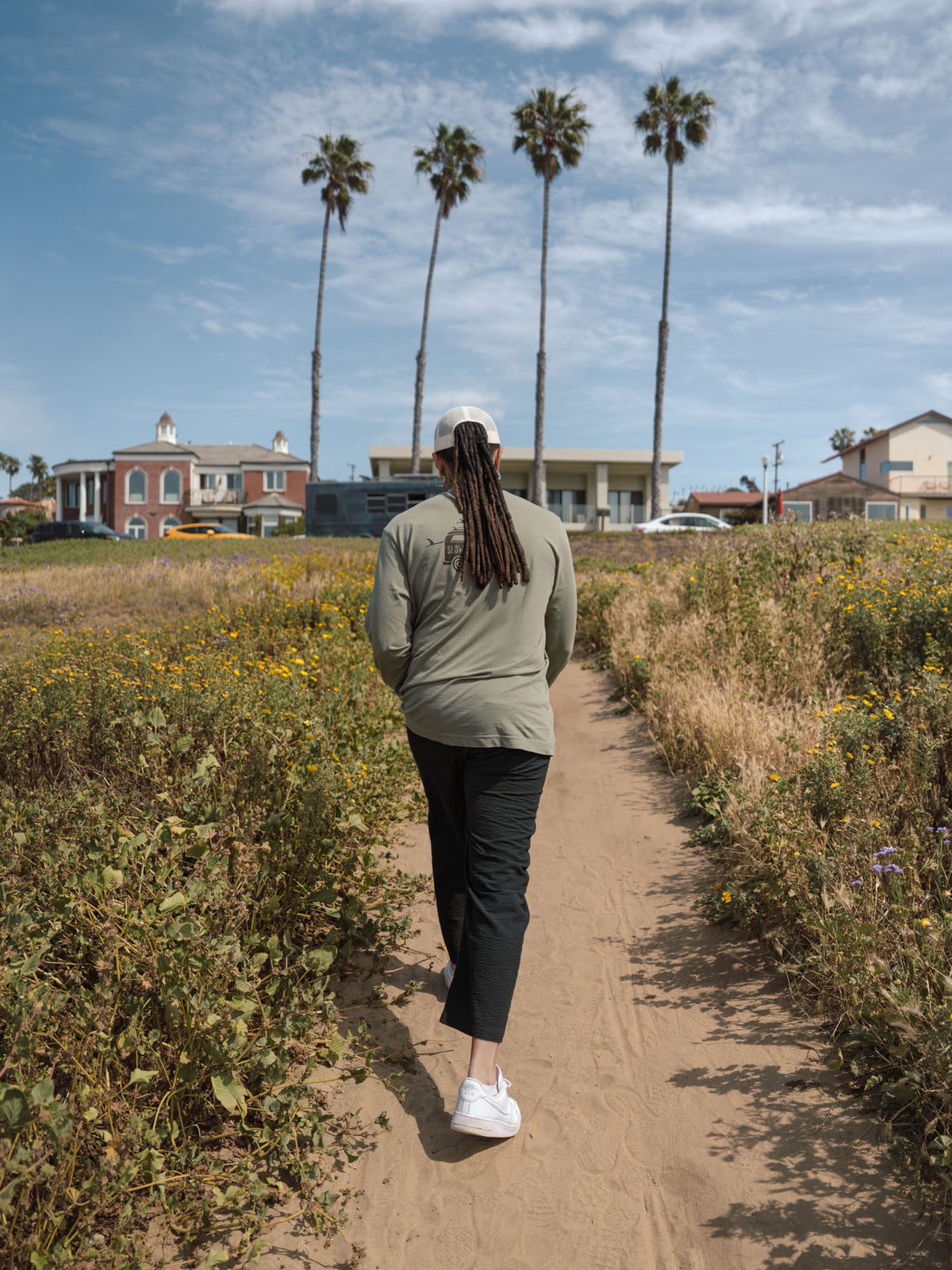 Surf Van L/S Pocket Tee | Organic Cotton | Slow Yourself Down - Mens Shirts