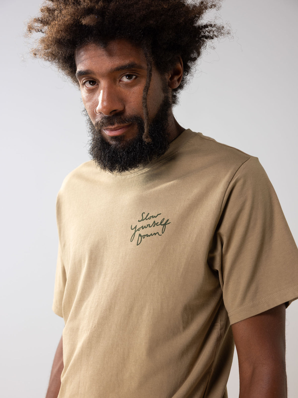 Uku Fish Tee | Organic Cotton | Slow Yourself Down - Mens Shirts