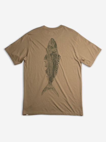 Uku Fish Tee | Organic Cotton | Slow Yourself Down - Mens Shirts
