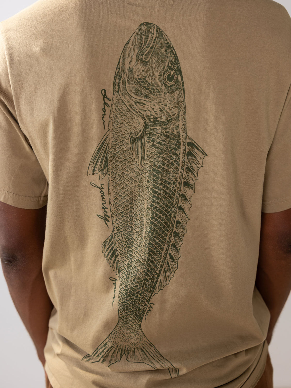 Uku Fish Tee | Organic Cotton | Slow Yourself Down - Mens Shirts