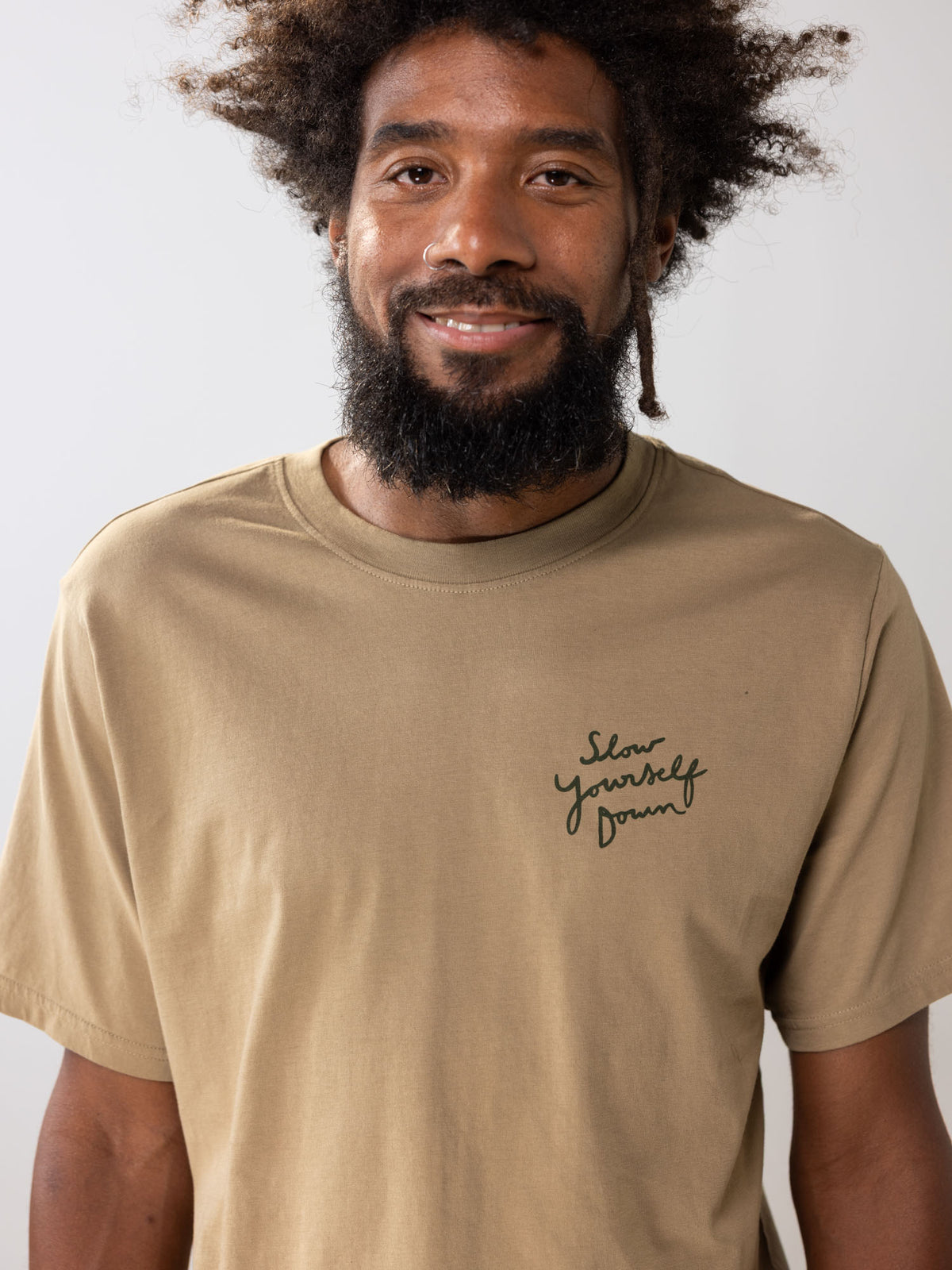 Uku Fish Tee | Organic Cotton | Slow Yourself Down - Mens Shirts