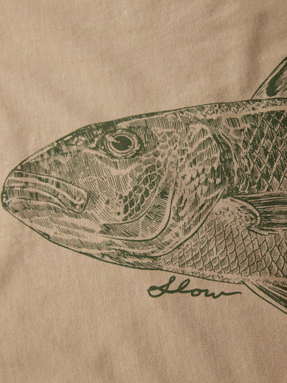Uku Fish Tee | Organic Cotton | Slow Yourself Down - Mens Shirts