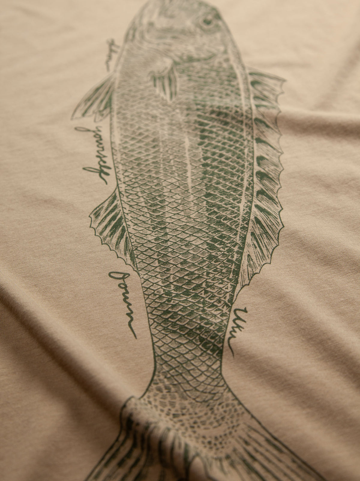 Uku Fish Tee | Organic Cotton | Slow Yourself Down - Mens Shirts