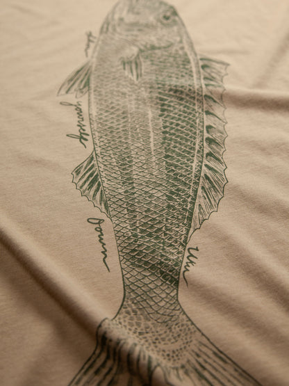 Uku Fish Tee | Organic Cotton | Slow Yourself Down - Mens Shirts