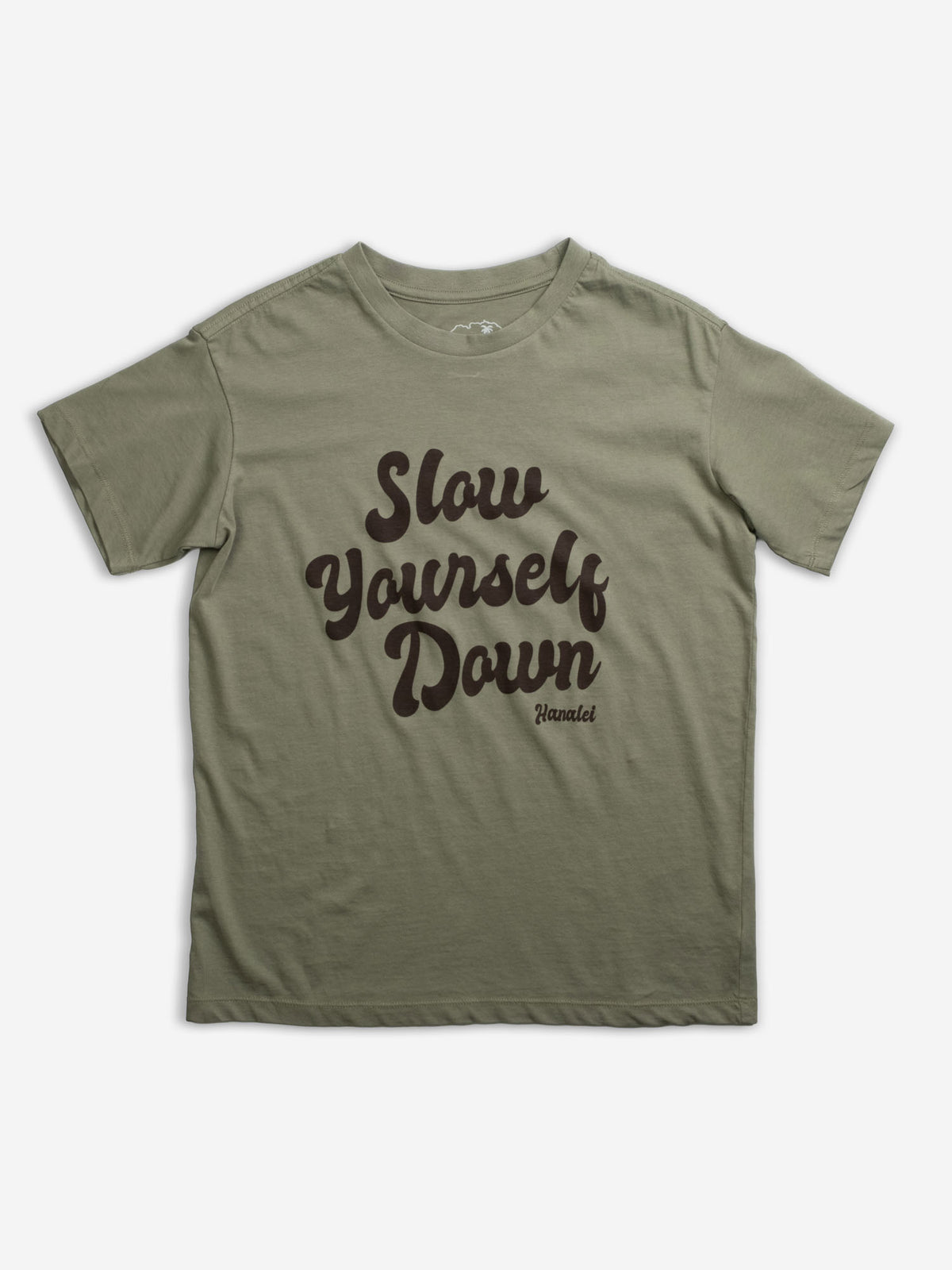Womens Oversized Retro Tee | Organic Cotton | Slow Yourself Down - Womens Shirts